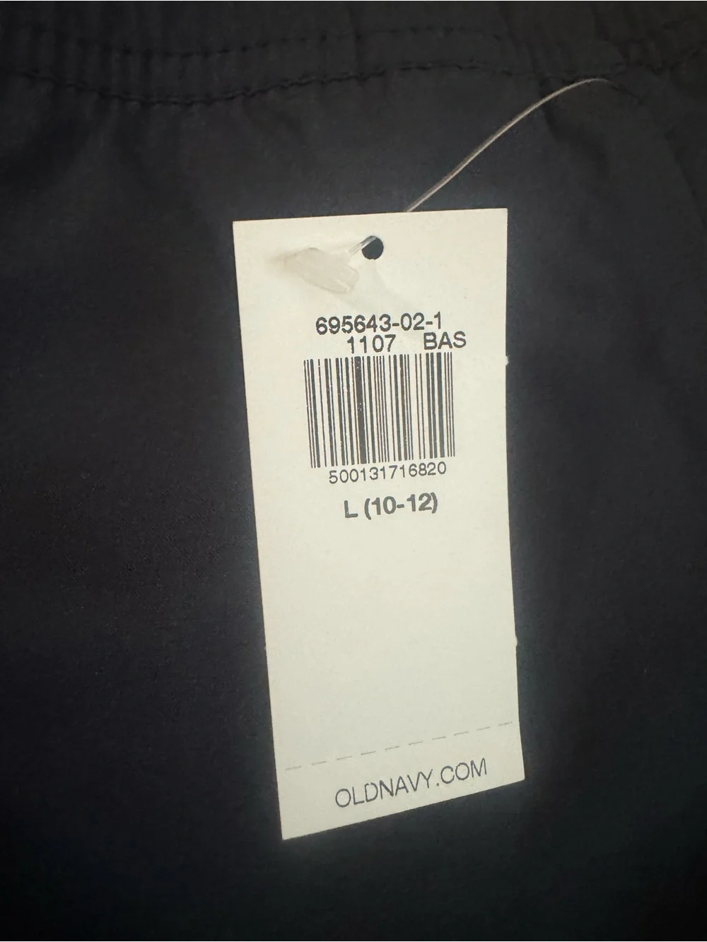 Old Navy Stretchtech Quick Dry Black Kids' Athletic Shorts